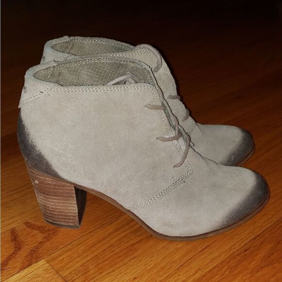 Toms tan leather booties - Picture 1 of 7